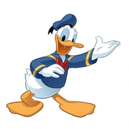 Donald Duck AI Cover